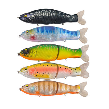 Popular Big Fishing Lure Glide Bait 135mm 31g Multi Jointed Swimbait for Pike Salmon Walleye Bass Sea Fishing Hard Bait Wobblers – Soft Lure – view 1