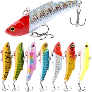 7cm 17g VIB Lure Bionic Artificial Hard Fishing Baits 7 Colors 3D Eyes Lures Sea Fishing Bait Long Cast Bass Bait New Arrival – Hard Lure – view 1