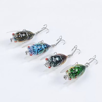 Cicada Lifelike Topwater Fishing Lures Popper Topwater Lure for Bass Hard Plastic Bass Fishing Lure – Popper – view 1