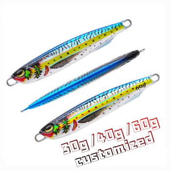 3D Printed DUO Slow Fall Pitch Jigging Metal Lure Bait 30g/40g/60g for Sea Bass Pike Fishing Jig Lure – Metal Jig – view 1