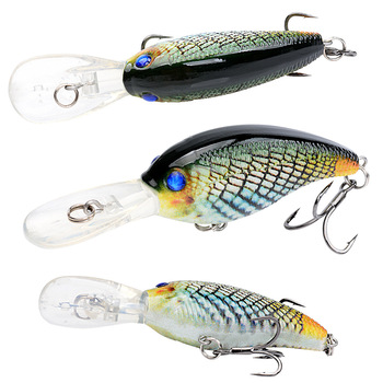 NEWMAJOR 10.5g/8.8cm Floating Hard Lure ABS Plastic Water Crank with Sound Beads for Species in River Lake Stream – Hard Lure – view 1