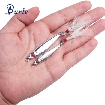 High Quality Zinc Alloy Iron Plate Fish Jig Lure Metal Hard Bait Jigging with Blood Hook METAL JIG – Metal Jig – view 1