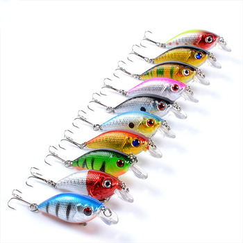 57mm 7g Plastic Bionic 3D Eyes Multi Colors Diving Wobblers Fishing Hard Crankbait Lure – Hard Lure – view 1