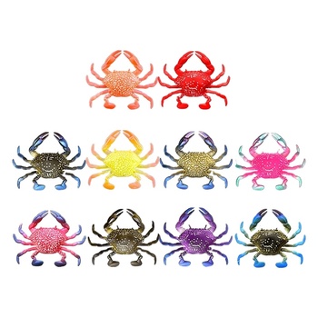 Bionic Soft Crab Bait Freshwater Saltwater 8Cm/10G Floating Stream Fishing Lures Artificial Seabass Wobbler Isca – Soft Lure – view 1