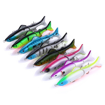 Hengjia Swimbait 12.5CM-17.7G Wholesale Swimbait Multi Jointed Lure Jerkbait Fishing Hard Glide Bait – Soft Lure – view 1