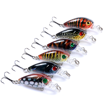 Newbility 4.5cm 4g Plastic Bionic Bait Floating Hard Body Saltwater Sea Pike Bass Crankbait Crank Fishing Lure Minnow – Minnow – view 1