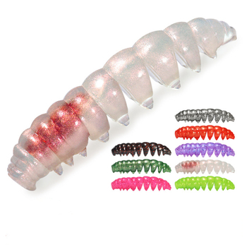 Floating Poor Worm TPR 5cm 7cm 11pcs/bag Good Elasticity Plastic Artificial Soft Bait Saltwater Fishing Soft Lure – Soft Lure – view 1