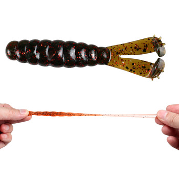 JOHNCOO New Arrival Fishing Lure Double Paddle Tail TPR Material Fishing Lure Shad Lure Swim Soft Bait Artificial Baits – Soft Lure – view 1