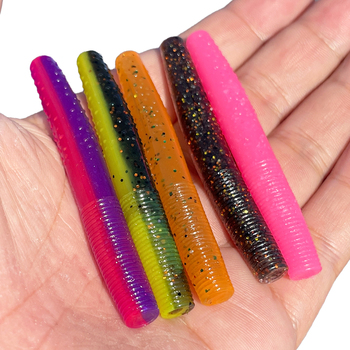 Spinpoler Soft Worm Senko Finesse TPR Ned Worm Rig 2.75" Stickbait Fishing Lures Swim Bait River Saltwater Swimbait Bass Pike – Soft Lure – view 1
