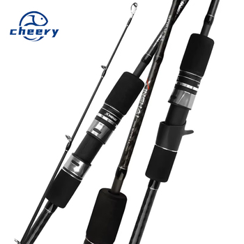 CHEERY Carbon Fiber Master Fishing Rods Light Hardness Fast Action for Slow Jigging Slow Pitch Jigging Fly Fishing – Metal Jig – view 1