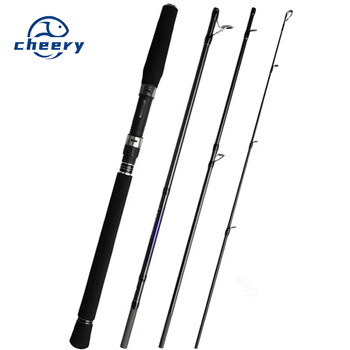 Multi-Section Portable Carbon Fishing Rod Super Hard H-Adjustable Lure Rod Jigging Boat Four-Section Weihai Factory Wholesale – Metal Jig – view 1