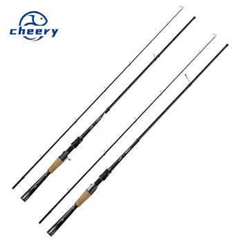 Large Taper Universal Luya Rod Fuji Accessories High Sensitivity Lightweight Carbon 2-Piece Cork Handle Super Fish Fishing Rod – Rod – view 1