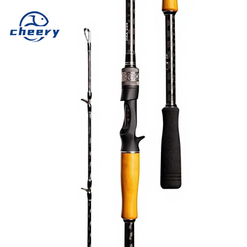 Ultra-light Hard Carbon Heavy lightning Rod 2-Piece 2.4m Remote Drop Wheel Full Set Luya Fishing Rod Set – Hard Lure – view 1