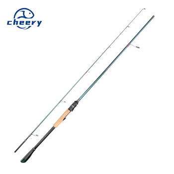 Lanxi Fuji Large Guide Ring Cork Handle Carbon Spinning Fishing Rod-Multi-Length Options for Pond Lake & Stream – Rod – view 1