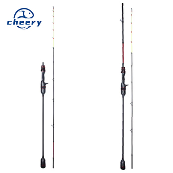 CHEERY ML Squid Rod Fishing Cuttlefish Squid Carbon Rod Slightly High Carbon Light Boat Fishing Rod 2 Sections Hard Cross – Hard Lure – view 1