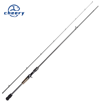 Demon Hunter Magic Shadow ML Luya Rod Spinning Wheel Water Drop Set Carbon Far-cast Bass Cow-mouth Fishing Rod 0.6kg 2-Piece – Soft Lure – view 1