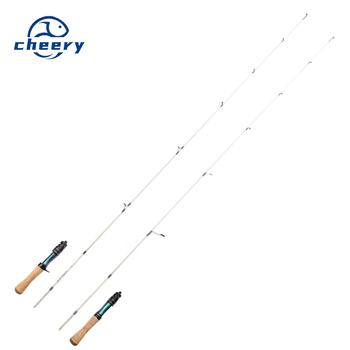 Fishing Fans Fuji Guide Ring Half Ejection Ultra-Soft Micro-Object Horse Mouth Rod Gun Straight Handle Lu Ya White Fishing Rod – Soft Lure – view 1