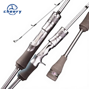CHEERY Devil Hunter Silver Snake L Hardness Carbon Luya Bass Fishing Rod-Lure Fishing 1.8m-2.1m Sizes 2-Piece – Hard Lure – view 1