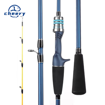 Light Carbon Jigging Squid Toothfish Octopus Sea Fishing Rod with Eight Pods Offshore Boat Use – Metal Jig – view 1