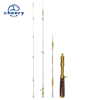 CHEERY Magic Shadow Five Generation Micro Horse Mouth White Fishing Rod Fuji Glass Fiber Stream Road Asian Rod 1.5m 0.5kg – Soft Lure – view 1