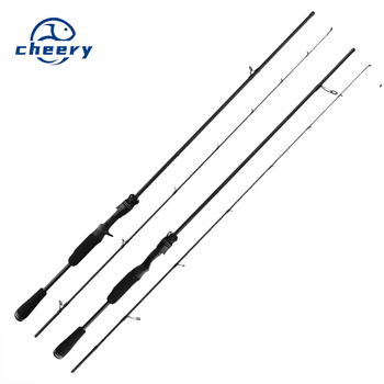 Fishing Fan Player General Use Luya Rod Long-Distance Perch Mandarin Fish Straight Gun Handle Worm Rod Carbon 2-Piece Fishing – Soft Lure – view 1