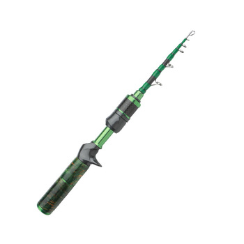 Magic Hunter Flower Bird Fish Telescopic Horse Mouth Rod Natural Solid Wood Handle Luya Fishing Rod Micro-object White Strip – Rod – view 1