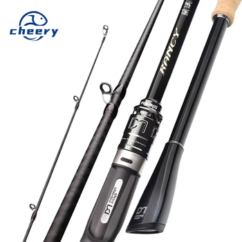 CHEERY Fuji O SIC Guide Ring Carbon Fishing Rod for Perch & Mandarin Fish Straight Handle Far-cast River Use Wholesale – Rod – view 1