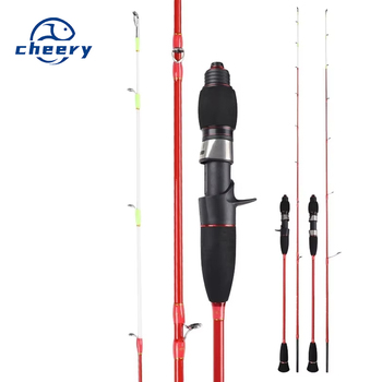 Solid Carbon Slow-Swing Half-Boat Luya Style Slow Jigging Boat Fishing Rod for Spanish Mackerel 2-Piece with Rotating Guides – Metal Jig – view 1