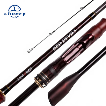 Demon Hunter Rainbow Magic Carbon Fishing Rod with Quick Adjustment Large Guide Ring Solid Straight Handle Stream Use – Rod – view 1