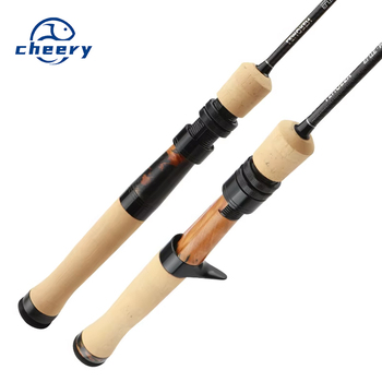 CHEERY Elite Horse Mouth for Micro Rod Stream Ejection Fishing Rod with Fuji Ring Guides Carbon Cork Handle 1.6m Soft Tune – Soft Lure – view 1