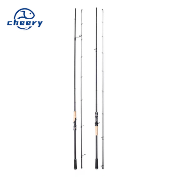 Lanxi 2.0 Long-Distance Luya Rod Fuji Guide Ring Carbon Fishing Rod with Cork Handle for Sea Bass 2.43m-3.0m Sizes – Rod – view 1