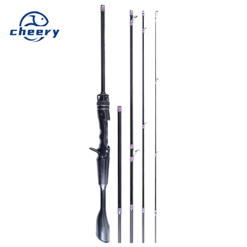 Fishing Fans Gold Edition Australian Carbon 5-Section Soft Tune Portable Travel Full Set Fuji Guide Ring Stream Fishing Rod Set – Soft Lure – view 1