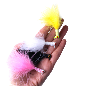NEWUP FH019 1pcs/bag Lead Head Hook Tools Feather Fishing Flies Fly Fishing Accessories Lake – Hooks – view 1