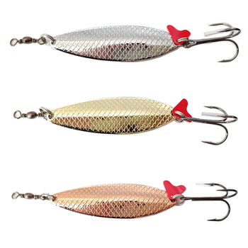MISTER LURE 40g Artificial Melon Sinking Spinner Metal Sequins Bait Trout Spoon Fishing Lure for River Lake & Stream – Metal Jig – view 1