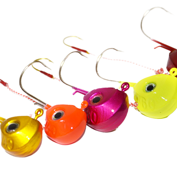 WHYY WHYY-3 120g Lead Jig Head Double Hook with 3D Eyes for Marlin & Pike Freshwater & Saltwater Fishing – Metal Jig – view 1