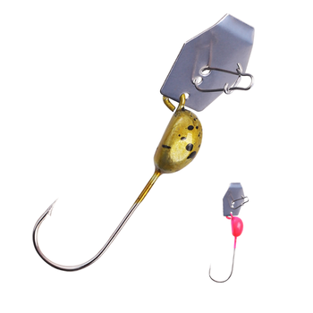 WEIHE 4.25g 5Colors Lead Head Jig Hook Single Hook for Bass Saltwater & River Lure Fishing – Metal Jig – view 1