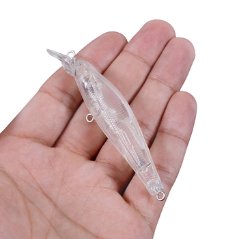 Wholesale Blank Transparent Lure Body 15.8g/10.9cm Minnow Stainless Steel Live Bait Powdery Category – Minnow – view 1