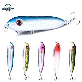 CHEERY Wholesale for Hengjia PE030 10cm 12g ABS Artificial Hard Baits Pencil Fishing Lures for Ocean Boat & Ice Fishing – Pencil – view 1