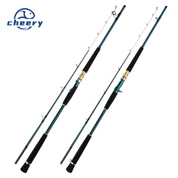 Inshore Small Boat Lightweight Sea Raft Fishing Rod 30# 50# 80# Universal 126cm Collapsed Length Eight Claw White Fruit Knife – Rod – view 1