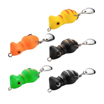 Cheery Hot Sales 3.5cm 5.2g Mini Frog Bait Rabbit Frog Double Hook Floating Lures Thunder Frog Soft Bait Soft Fishing Lure – Soft Lure – view 1