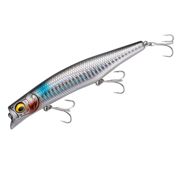 Cheery 12cm 21.7g Deep Diving Floating Hard Fishing Saltwater Abs Minnow Lures Topwater MINNOW for Sea Bass NO LIP Fishing Lure – Minnow – view 1