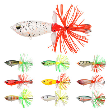 Cheery 9.5cm 19.5g Floating Bait Double-blade Propeller Water Surface Tractor Pencil Bionic Noise Fishing Bait Lure – Pencil – view 1