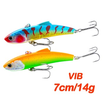 Cheery Hot Sale VIB Fishing Lure 7cm 14g Shake Sinking Artificial Bionic Bait Hard Lure Hard Plastic Bait Fishing Lure with Hook – Hard Lure – view 1