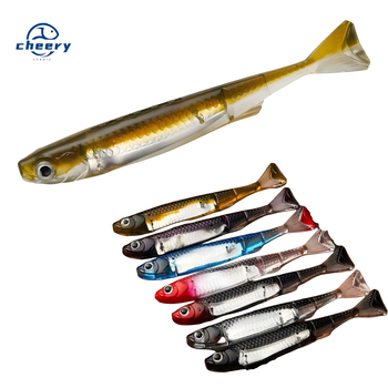 Cheery New Lure Hard Bait Bionic Ocean Boat & Beach Fishing Carp Trout ABS Material Roll T-Tail Long Cast – Hard Lure – view 1