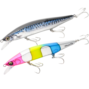 Cheery SNEDA 18cm 83g Floating 3D Bionic Fish Eye Treble Hook with Heavy Weight Lure Artificial Bait Fishing Lures – Hooks – view 1