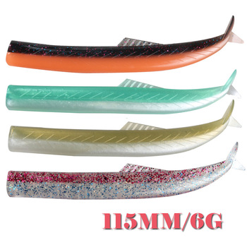 Cheery Wholesale Fishing Tackle Easy Shiner Artificial Swimbait Fishing 10g 20g Jig Head Hook Pvc 115mm 6g Soft Lure for Bass Pe – Soft Lure – view 1