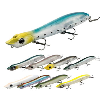Cheery 8 Colors Still Water Fishing Walk the Dog Fishing Lure Floating Action Pencil Lure 125mm 17.5g Hard Lure for Bass Trout – Pencil – view 1