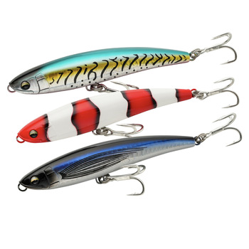 Cheery Stickbait Fishing Lure 160mm 66g Floating Wobble Pencil Reinforced Artificial Hard Bait Sea Tuna GT Fishing Lures – Pencil – view 1
