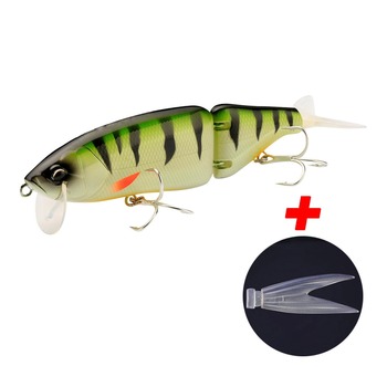 Cheery Wholesale 14cm 50g 2 Segment Hard Baits Wobblers Fishing Lure Multi Jointed Swim Baits Floating Minnow Lure Artificial Ha – Minnow – view 1