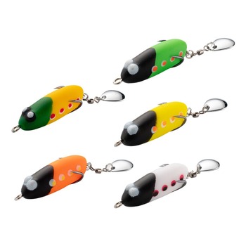 Cheery WEI Mini Thunder Frog 4cm 5g Double Hook Floating Lures Thunder Frog Soft Bait Soft Fishing Lure High Bionic Soft Bait – Soft Lure – view 1